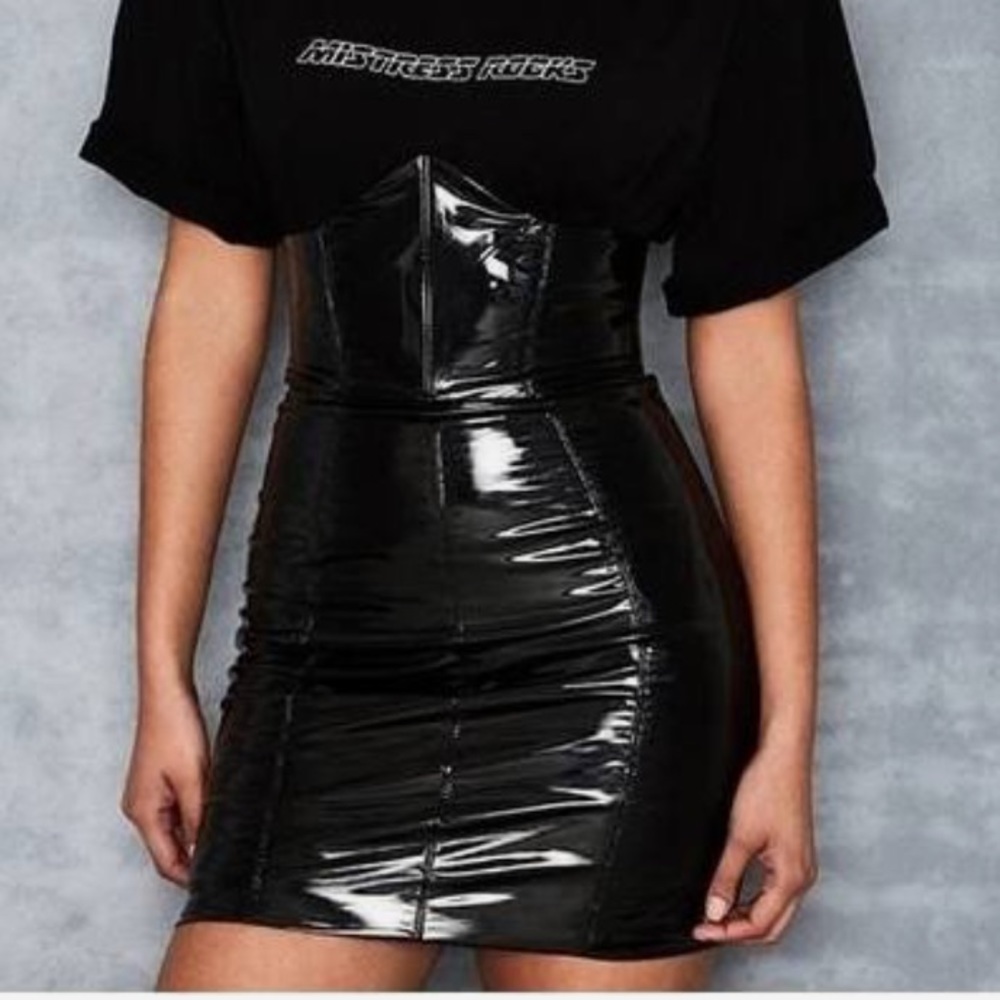 Leather skirt